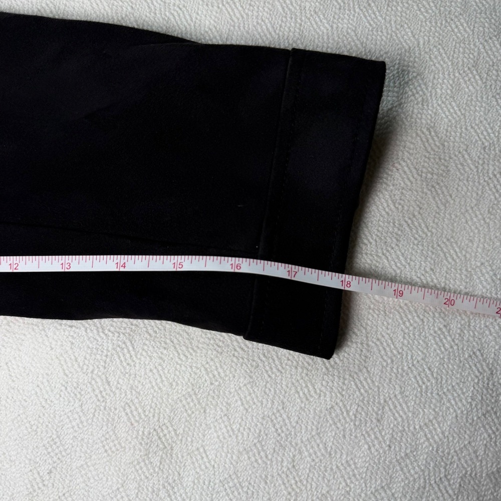 CoffeeShop New York Black Faux Suede Full Zip Fall Jacket Womens XL - Picture 9 of 15